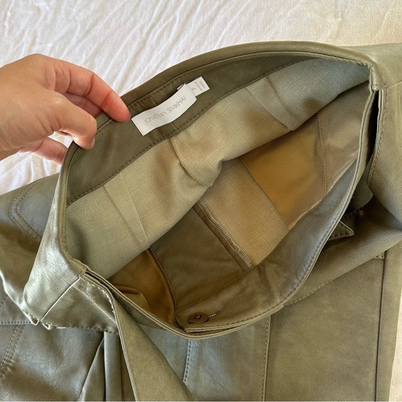 JONATHAN SIMKHAI Tess Vegan Leather Pants Size 2 - Picture 9 of 13